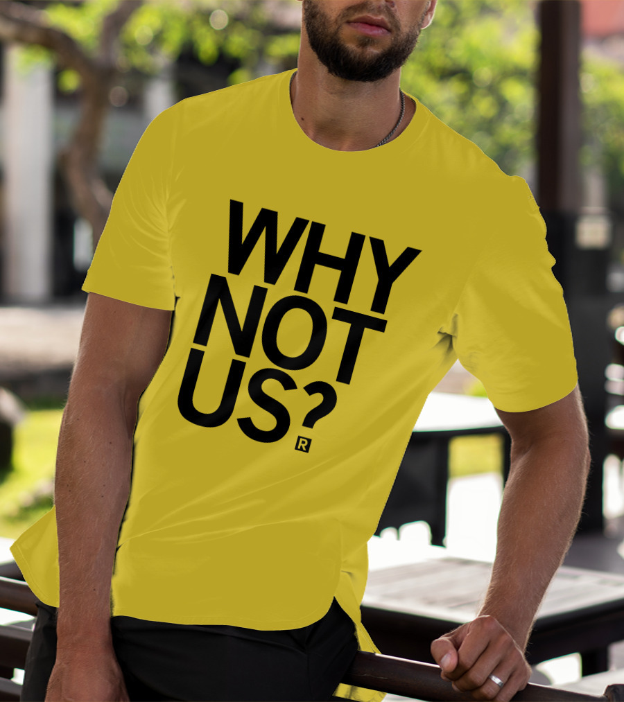 Holly Rowe Raygun Why Not Us? Gold T-Shirt