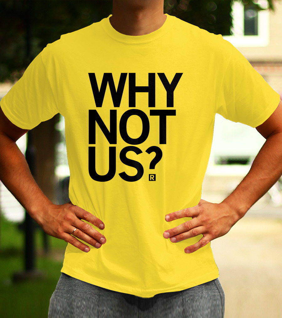 Holly Rowe Raygun Why Not Us? Gold T-Shirt