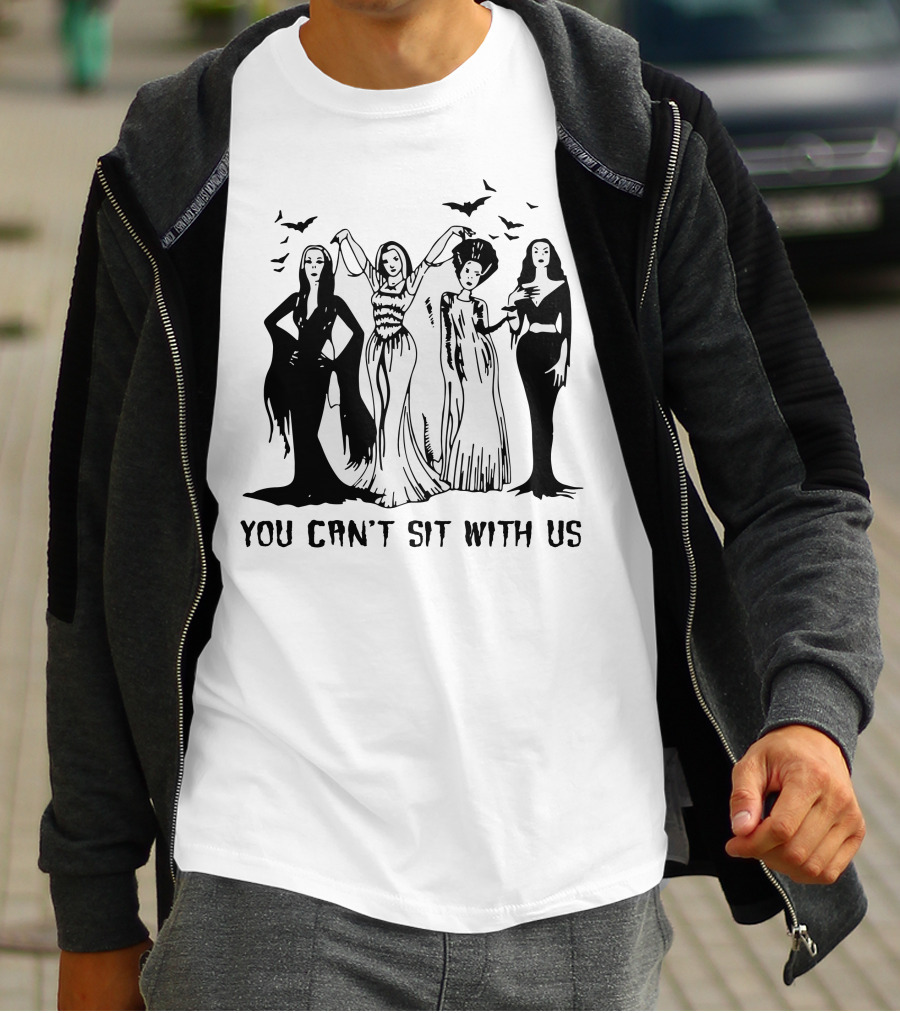 You Can’t Sit With Us Gothic Horror Icons T-Shirt