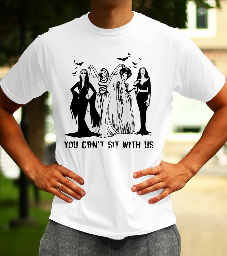 You Can’t Sit With Us Gothic Horror Icons T-Shirt