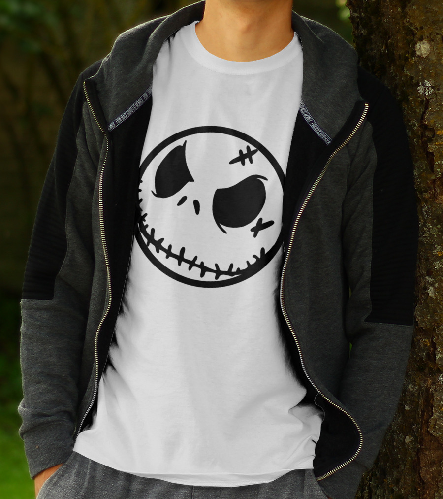 Halloween Scary Evil Pumpkin Head Jack Face T-Shirt