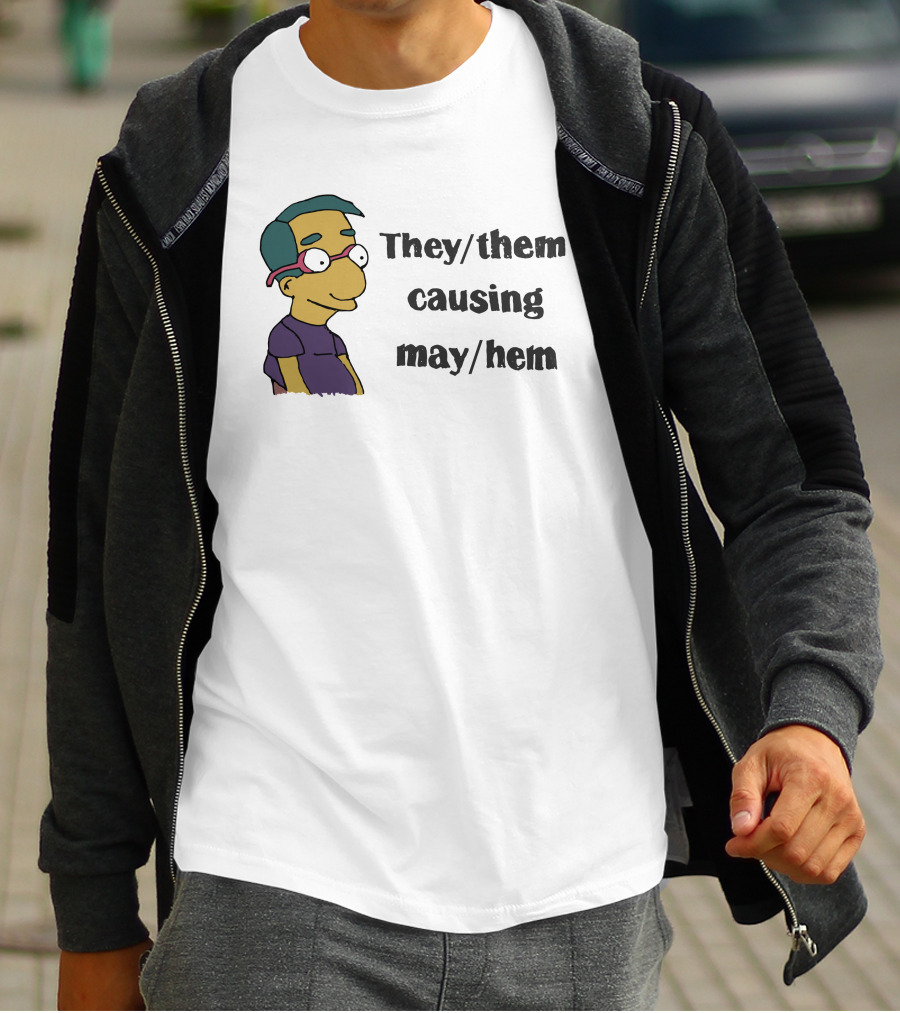 They Them Causing May Hem Cartoons T-Shirt