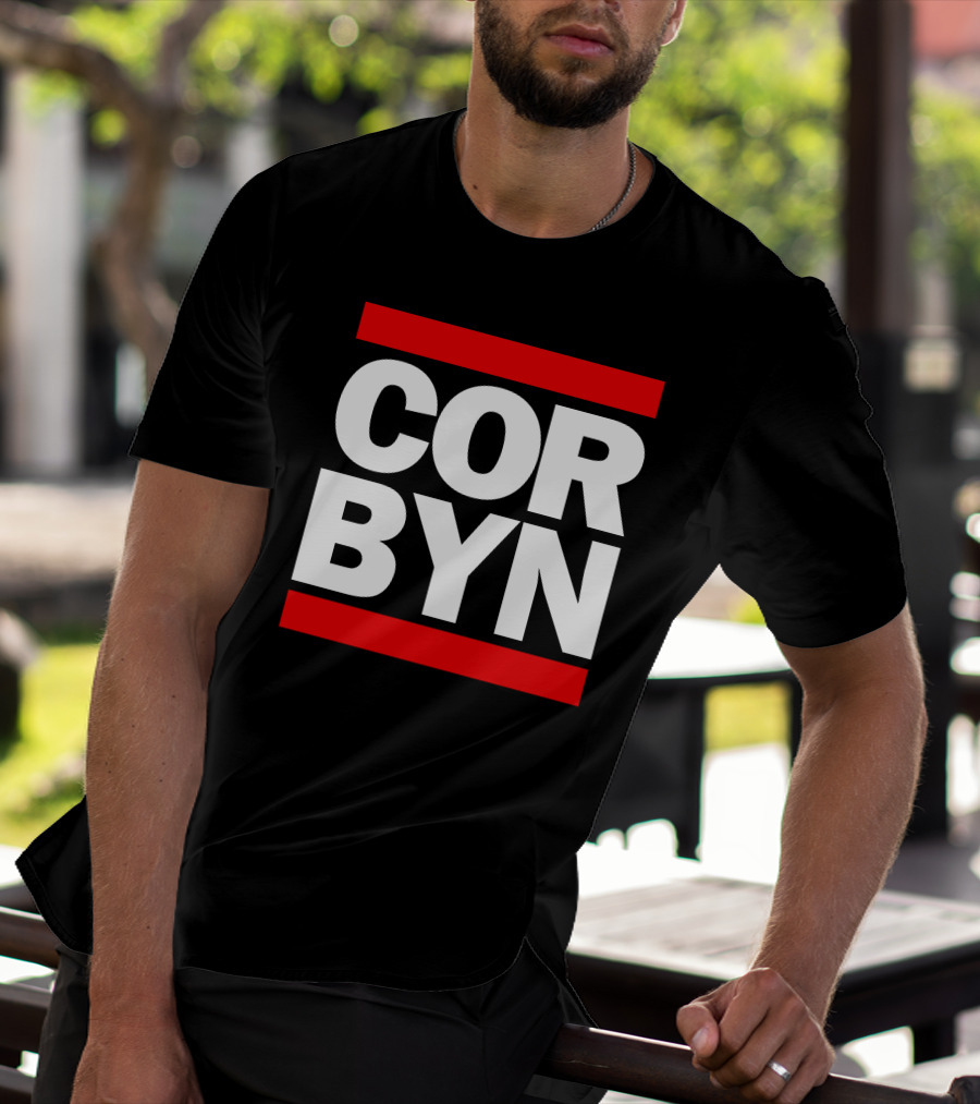 Fernando Morais Corbynista Corbyn Bold Red Lines T-Shirt