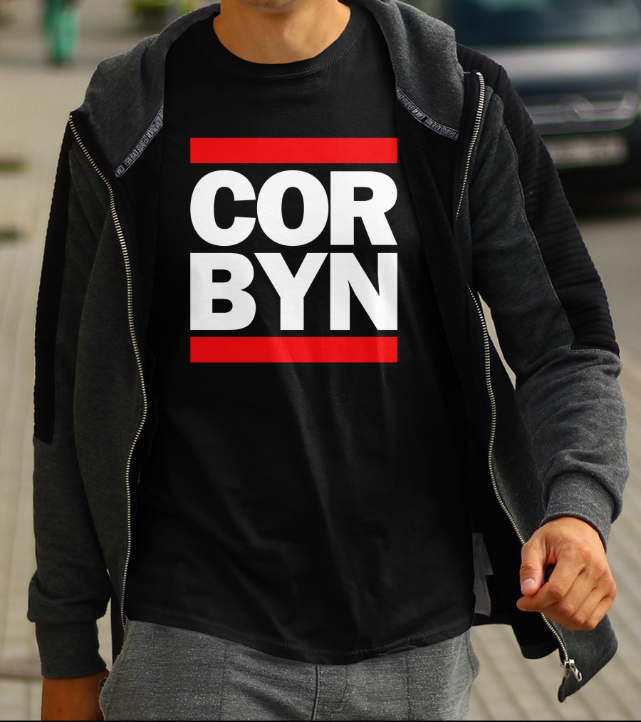 Fernando Morais Corbynista Corbyn Bold Red Lines T-Shirt