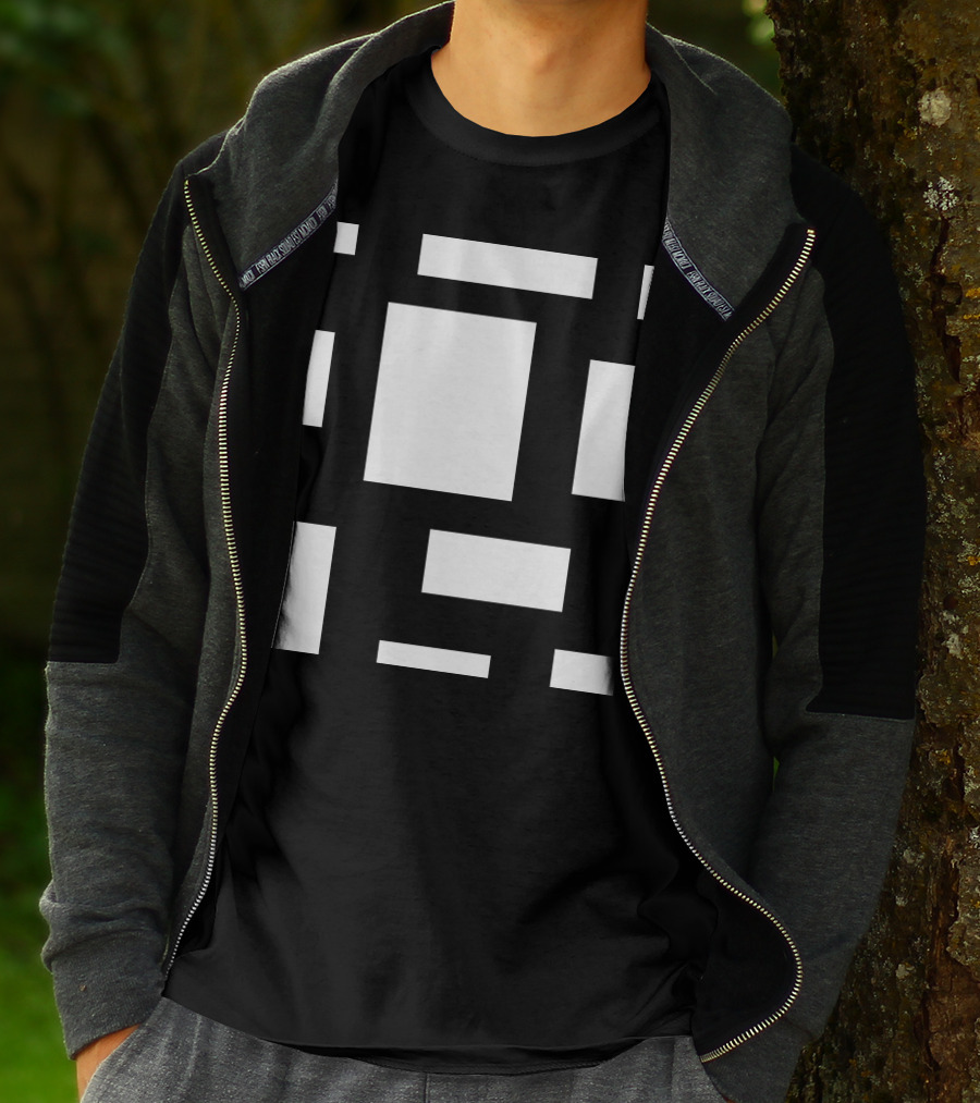 CAMP MAU 2 MAT BL Block Geometric T-Shirt
