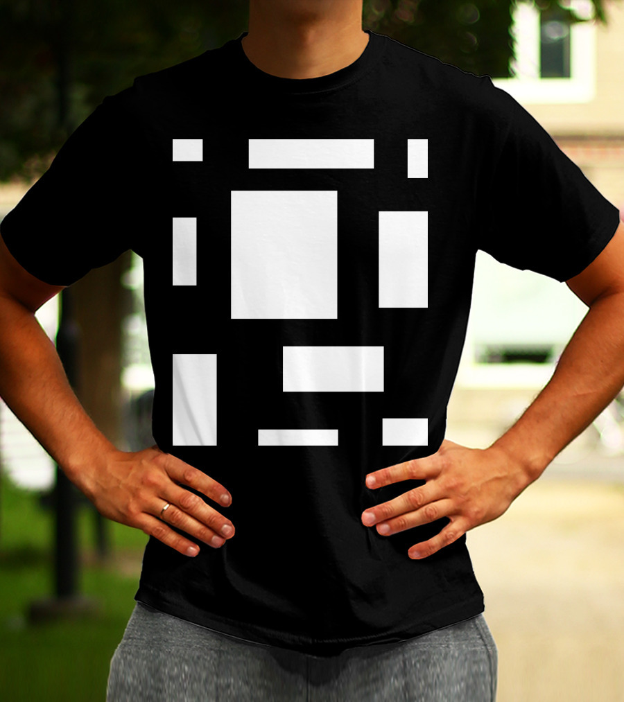 CAMP MAU 2 MAT BL Block Geometric T-Shirt