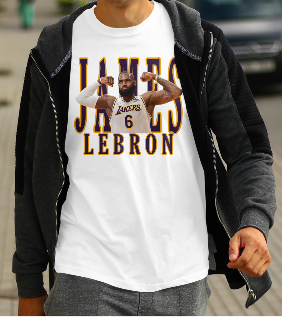 LeBron James 6 Lakers NBA T-Shirt