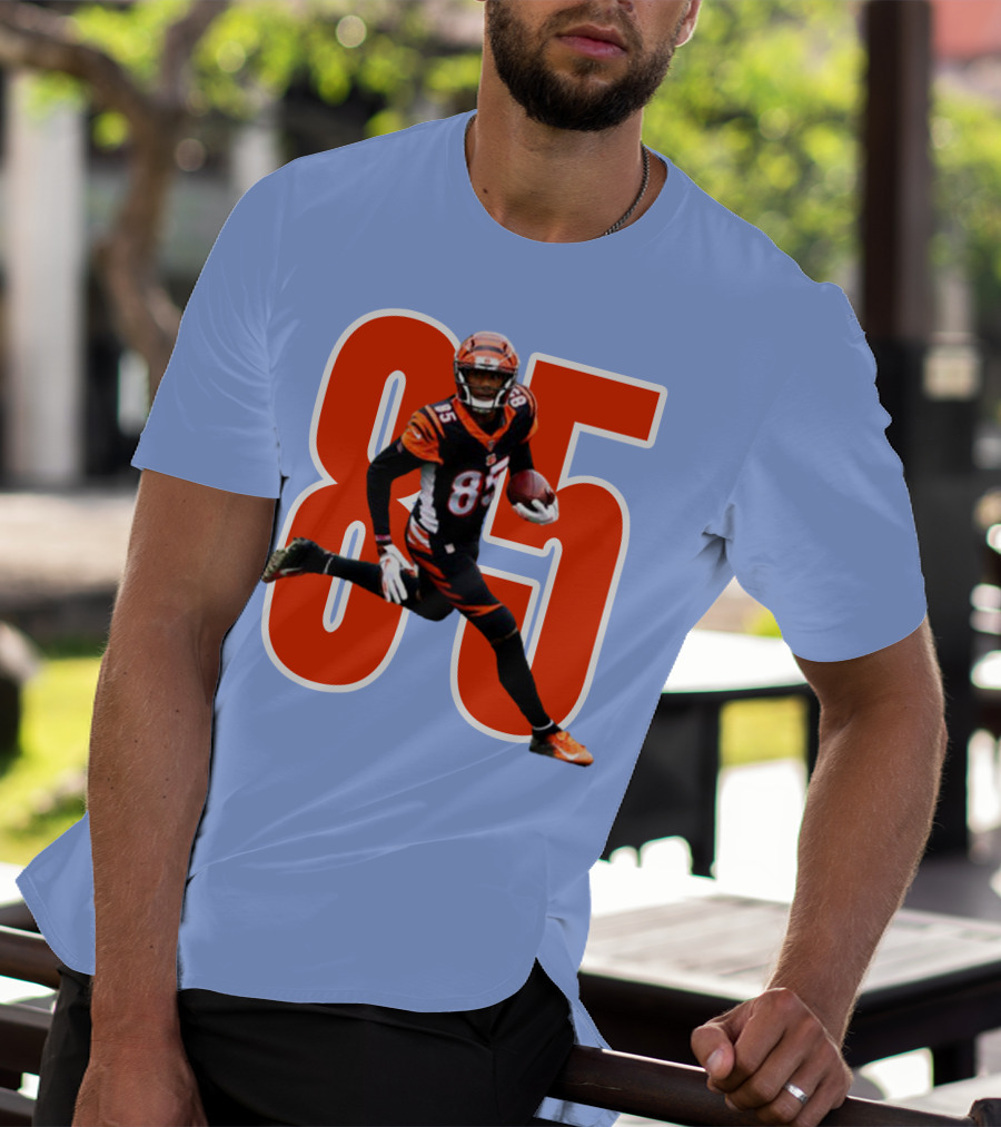 Tee Higgins 85 NFL Football Bengals Player T-Shirt