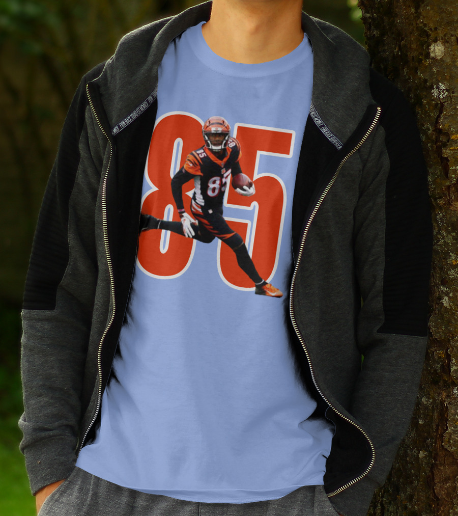 Tee Higgins 85 NFL Football Bengals Player T-Shirt