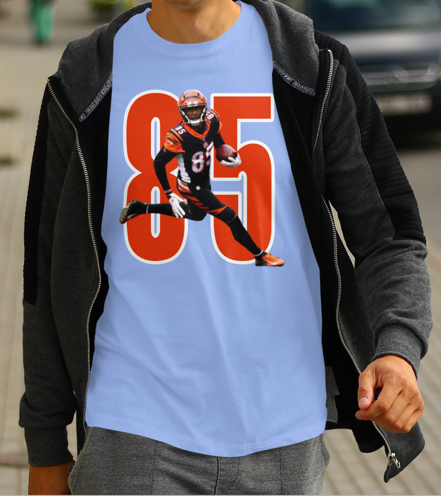 Tee Higgins 85 NFL Football Bengals Player T-Shirt