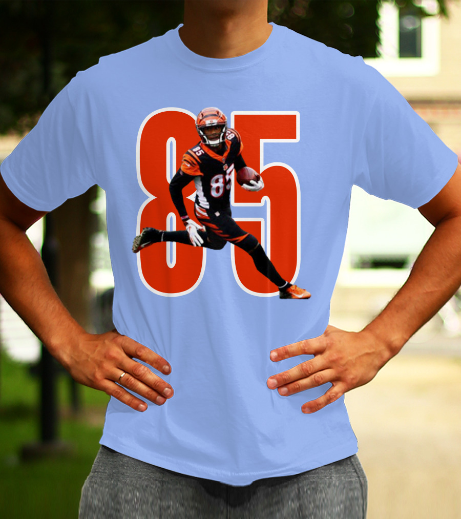 Tee Higgins 85 NFL Football Bengals Player T-Shirt