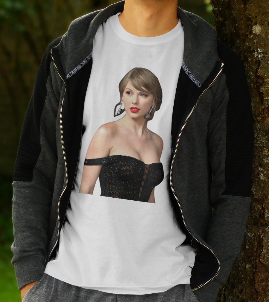 Taylor Swift Black Dress Elegant Look T-Shirt