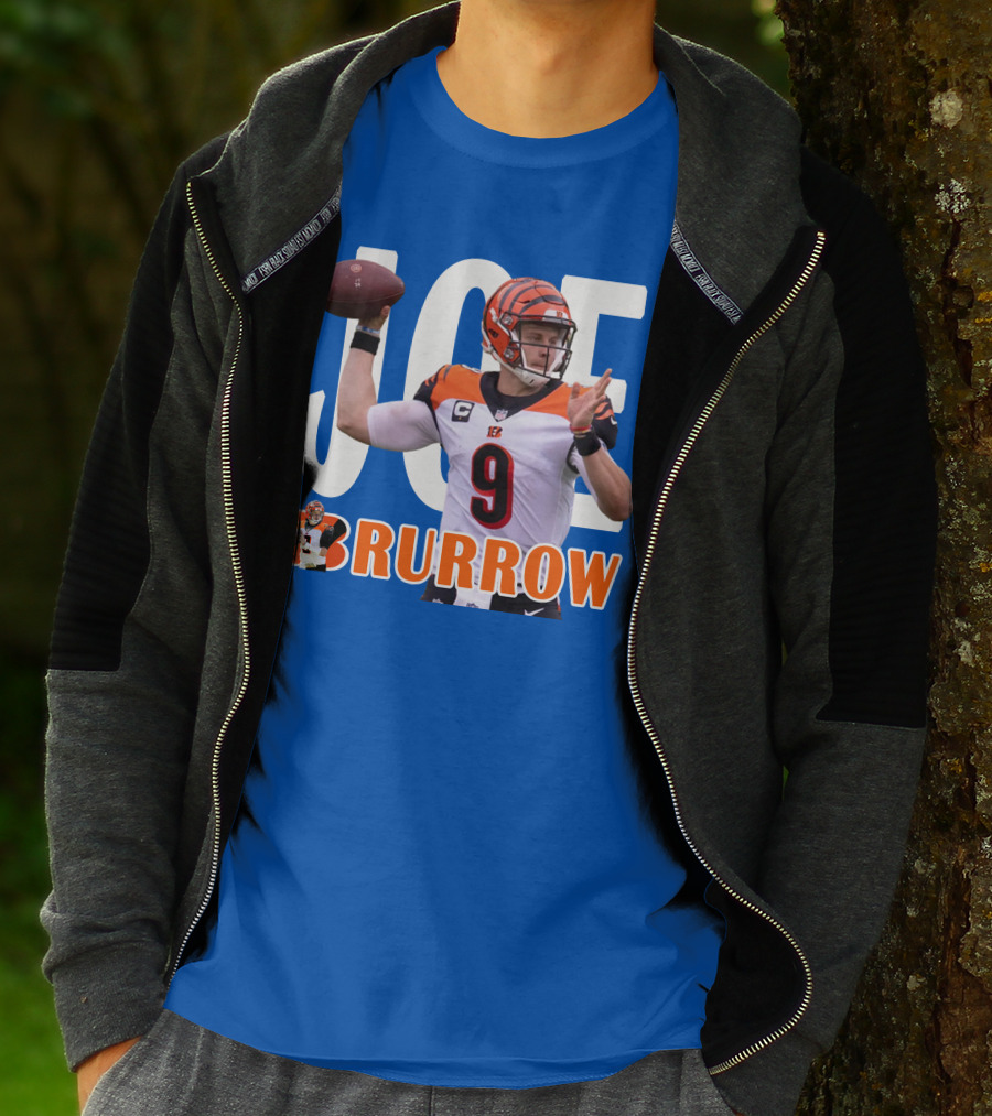 JOE BURROW Bengals Quarterback NFL Football T-Shirt