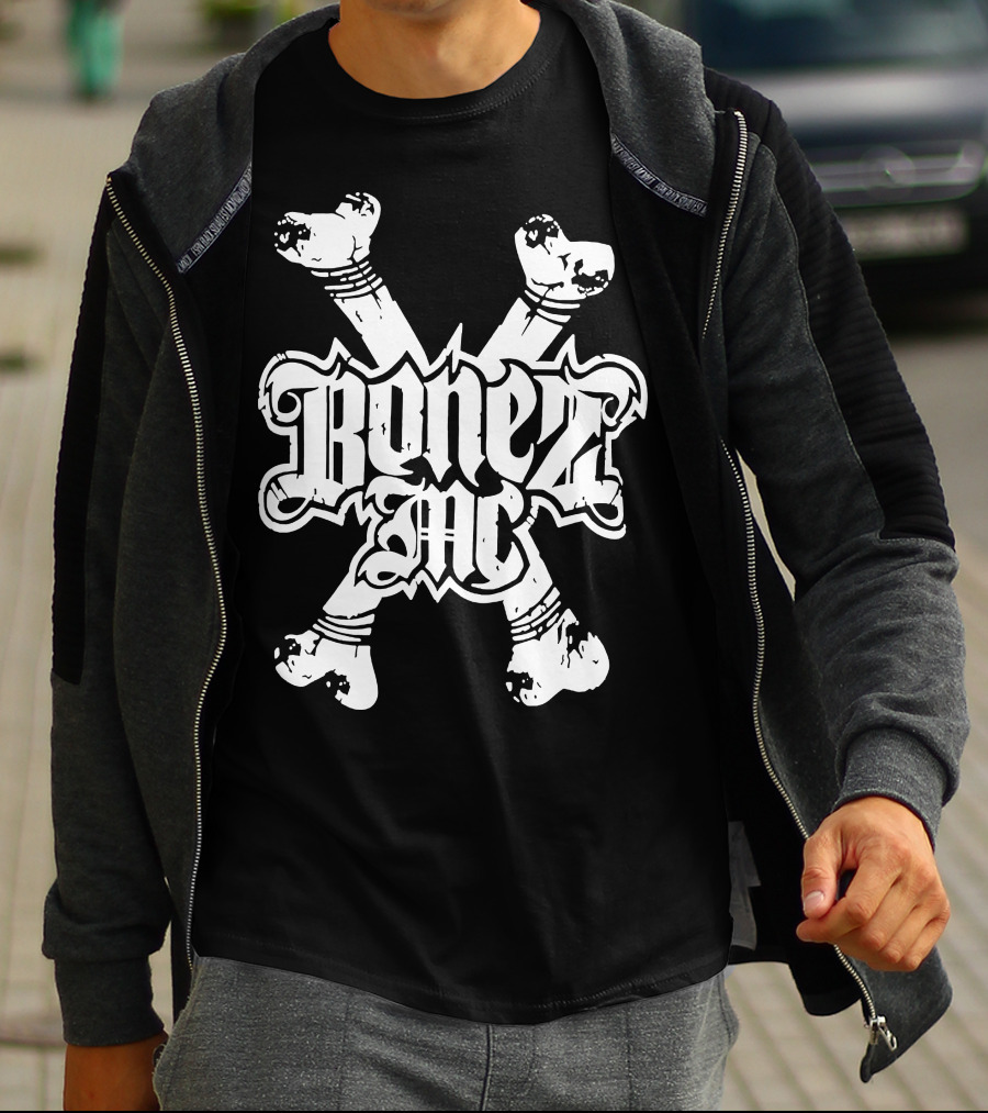 BonezMC Germany Rapper Crossed Bones T-Shirt