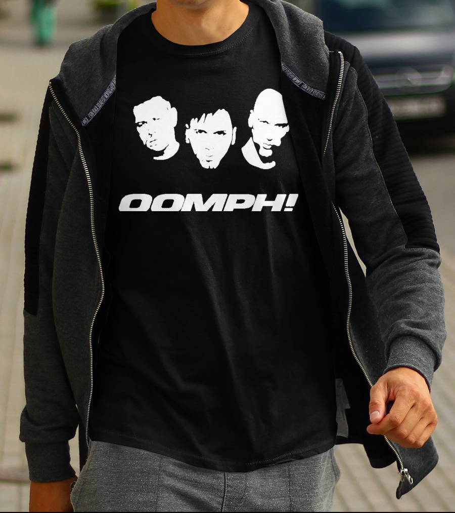 Oomph Rock Band Germany Face Trio T-Shirt