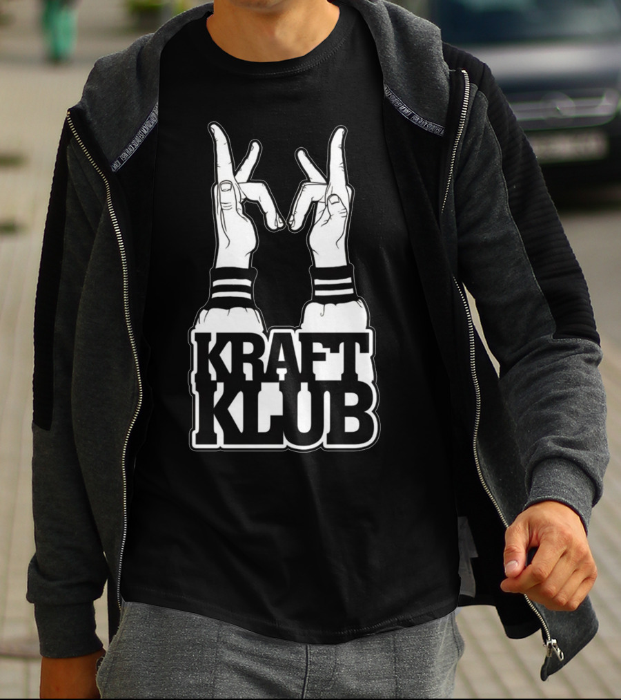 Kraftklub Band Rock German Iconic Hand Gesture T-Shirt