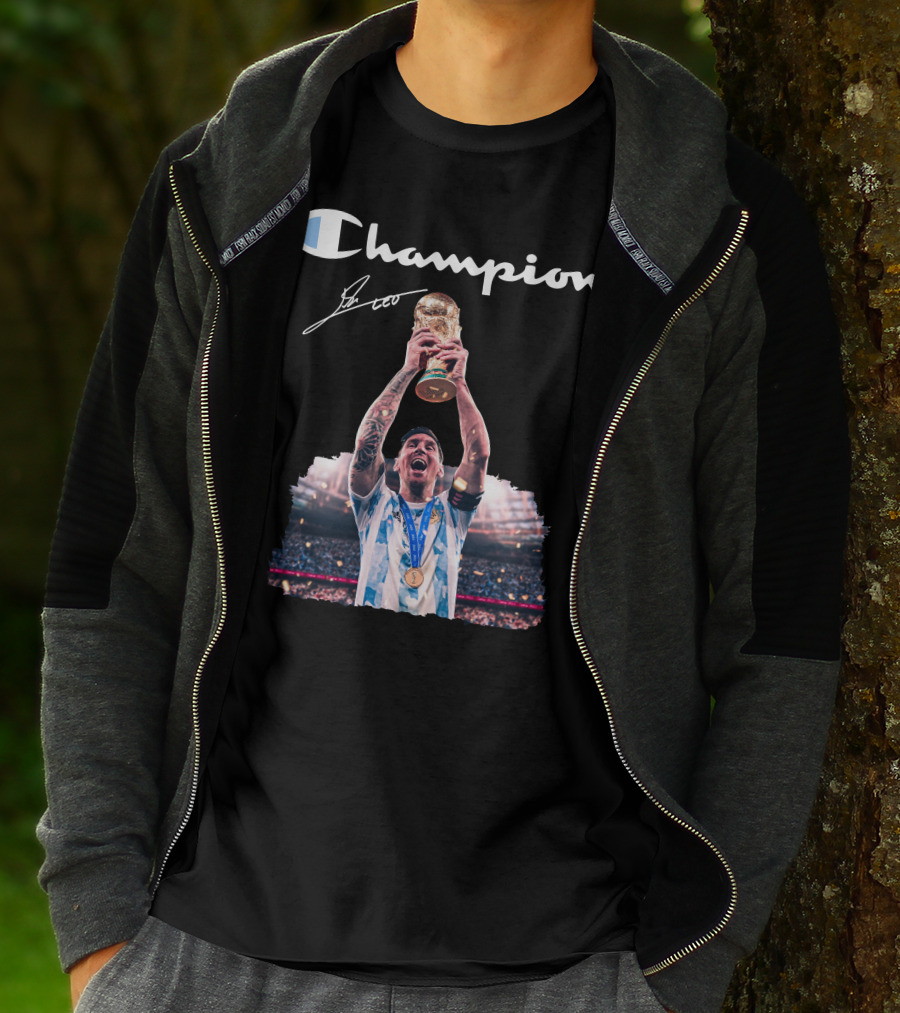 Champion Trophy Celebration Soccer Legend T-Shirt