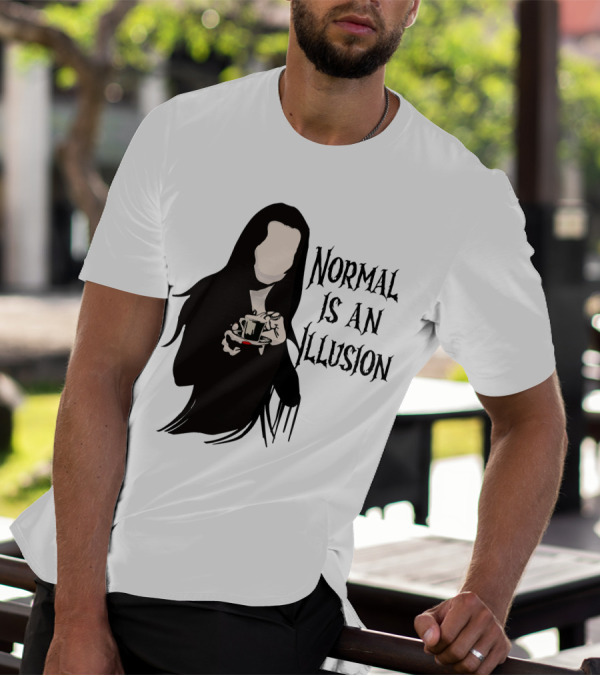 Wednesday Addams Normal Is An Illusion T-Shirt