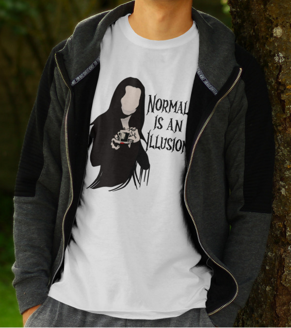 Wednesday Addams Normal Is An Illusion T-Shirt