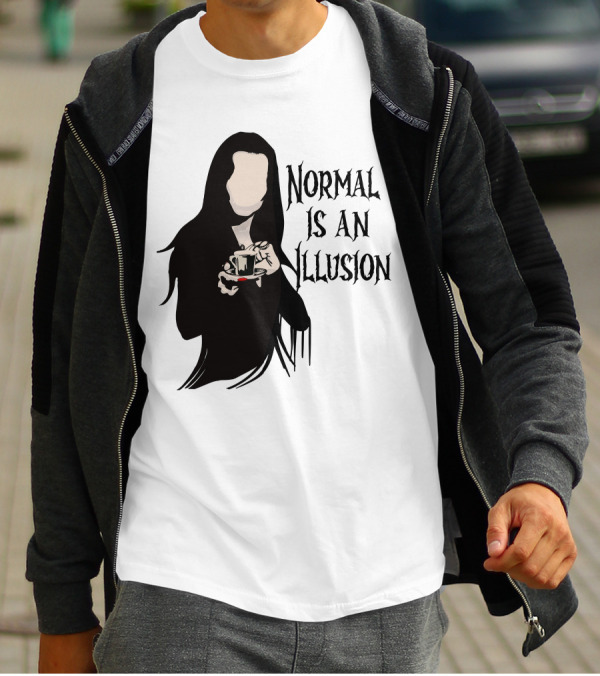 Wednesday Addams Normal Is An Illusion T-Shirt