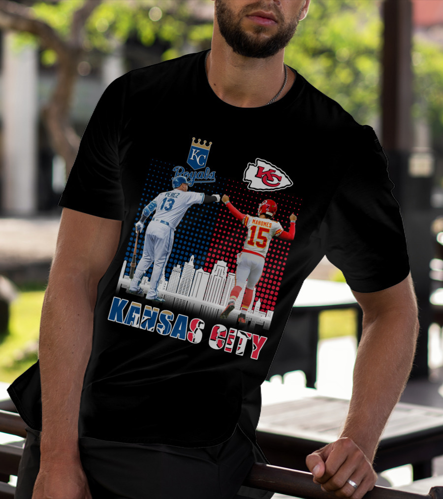 KANSAS CITY PEREZ ROYALS MAHOMES CHIEFS 18 T-Shirt