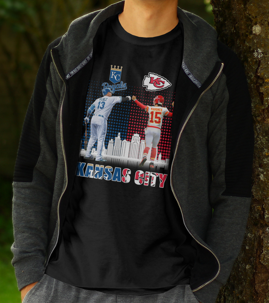 KANSAS CITY PEREZ ROYALS MAHOMES CHIEFS 18 T-Shirt