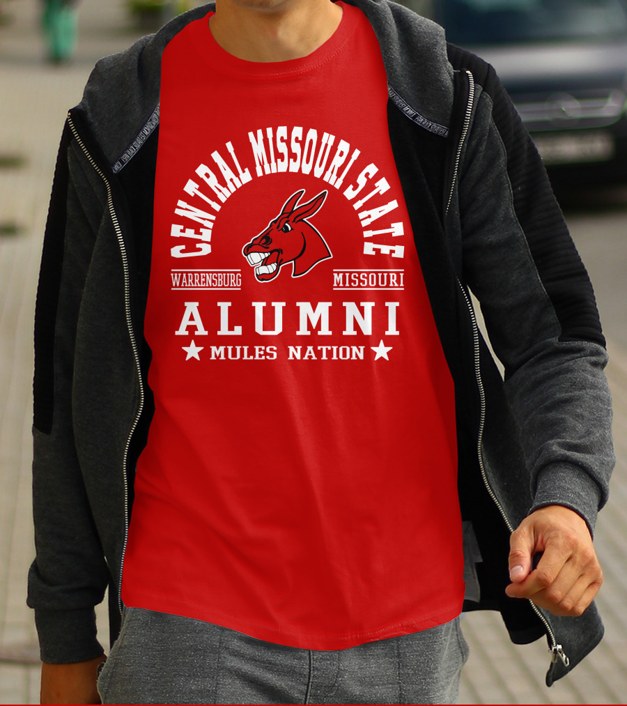Central Missouri State Alumni Warrensburg Missouri Mules Nation T-Shirt