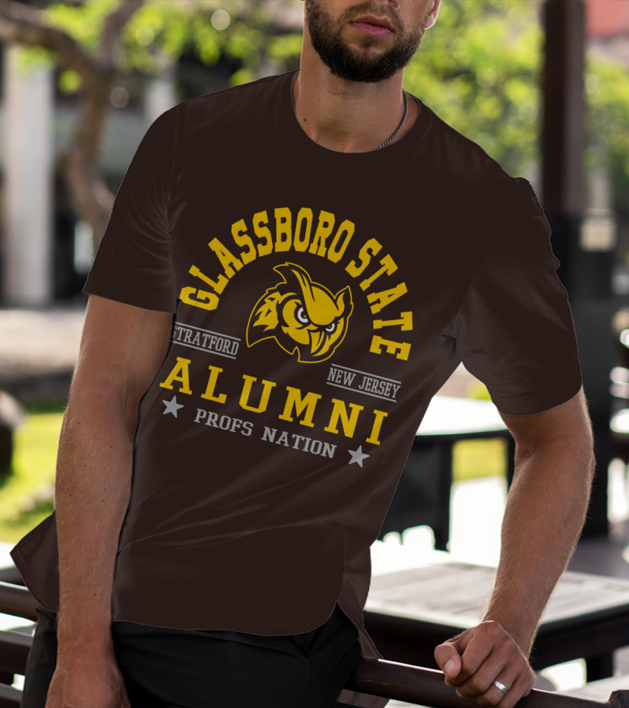 Glassboro State New Jersey Alumni Profs Nation Stratford Owl T-Shirt