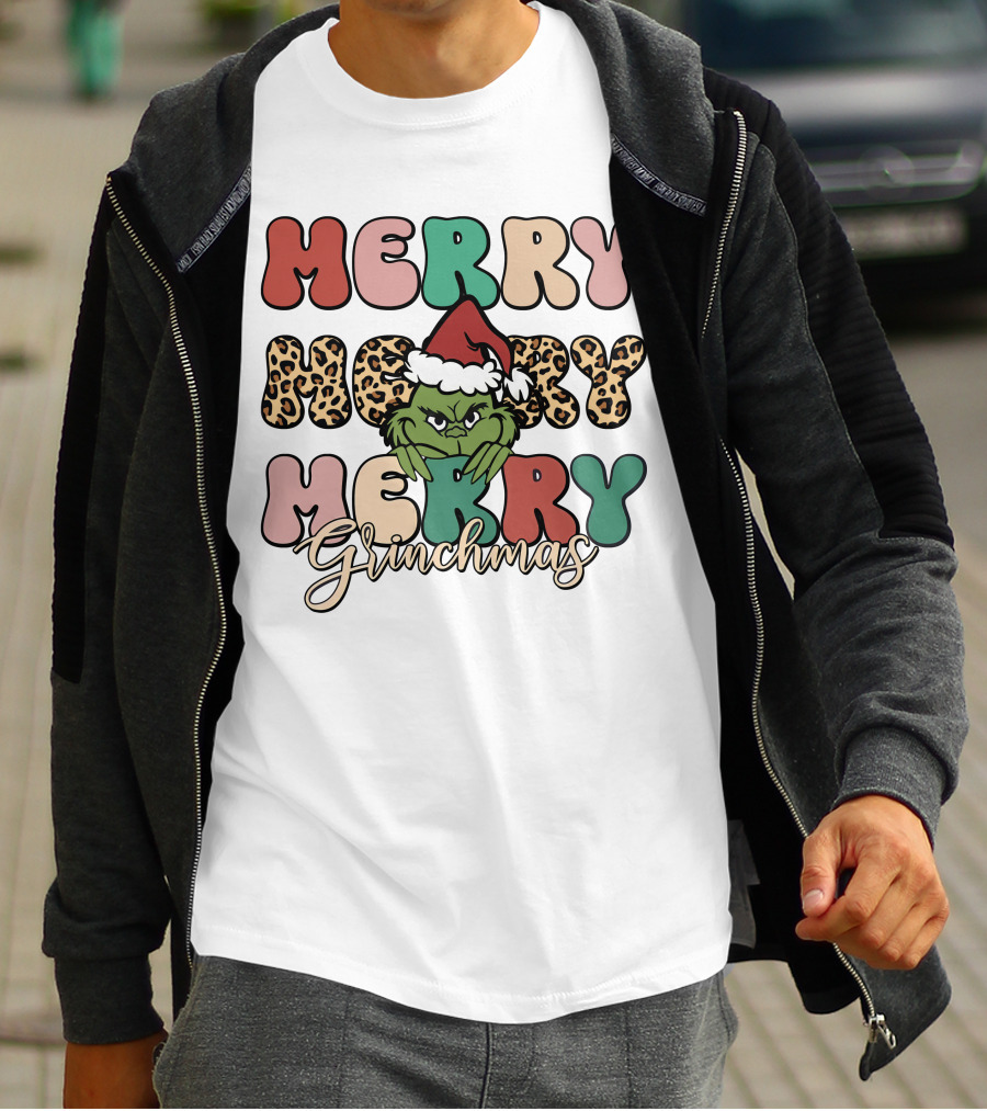 Merry Merry Merry Grinchmas T-Shirt
