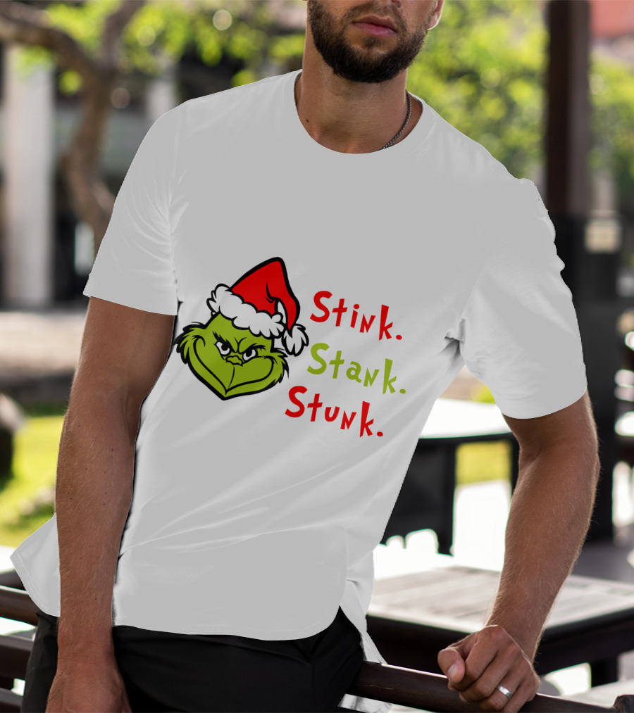 Stink Stank Stunk Xmas Party Grinch Christmas Movie T-Shirt