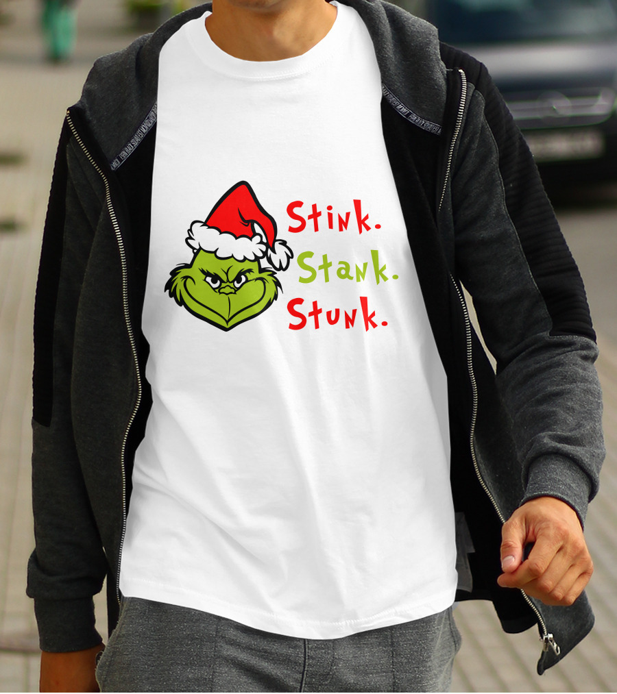 Stink Stank Stunk Xmas Party Grinch Christmas Movie T-Shirt