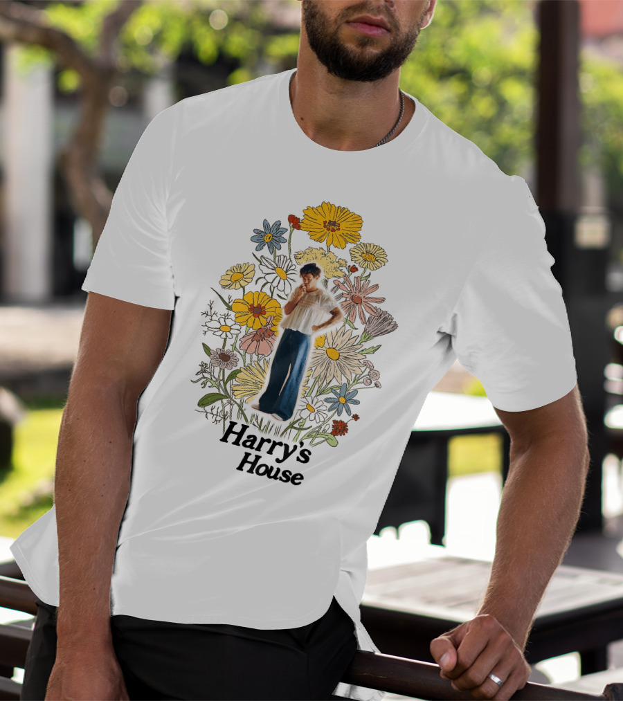 Harry's House Floral Setting With Standing Figure T-Shirt