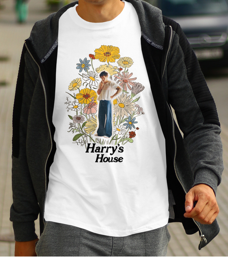 Harry's House Floral Setting With Standing Figure T-Shirt