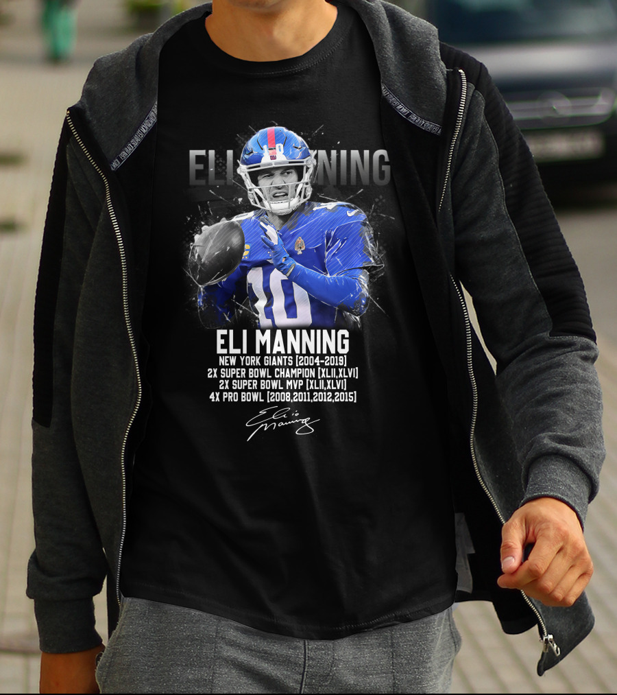 ELI MANNING NEW YORK GIANTS FOOTBALL LEGEND T-Shirt
