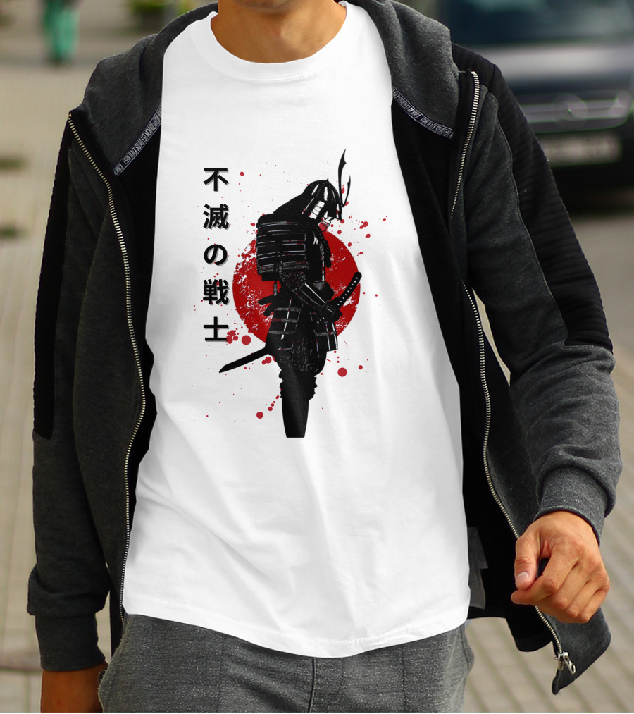 Samurai Japan Red Sun Warrior T-Shirt