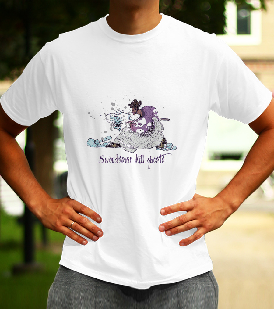 Swordsman Kill Ghosts T-Shirt