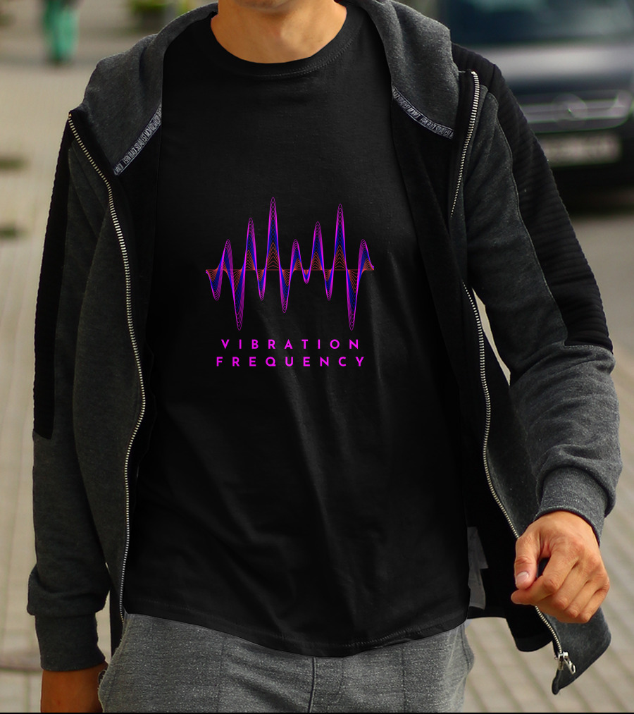 Vibration Frequency Magic Sound Waveform T-Shirt