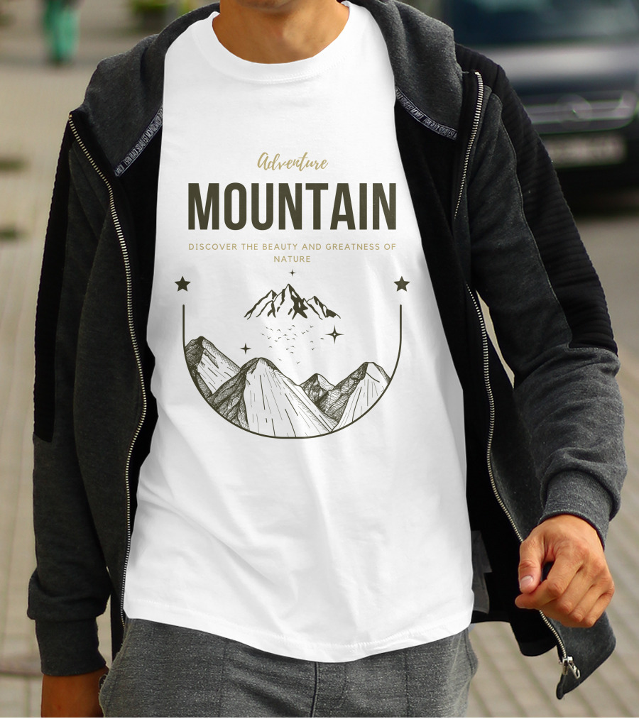 Adventure Mountain Discover The Beauty And Greatness Of Nature T-Shirt
