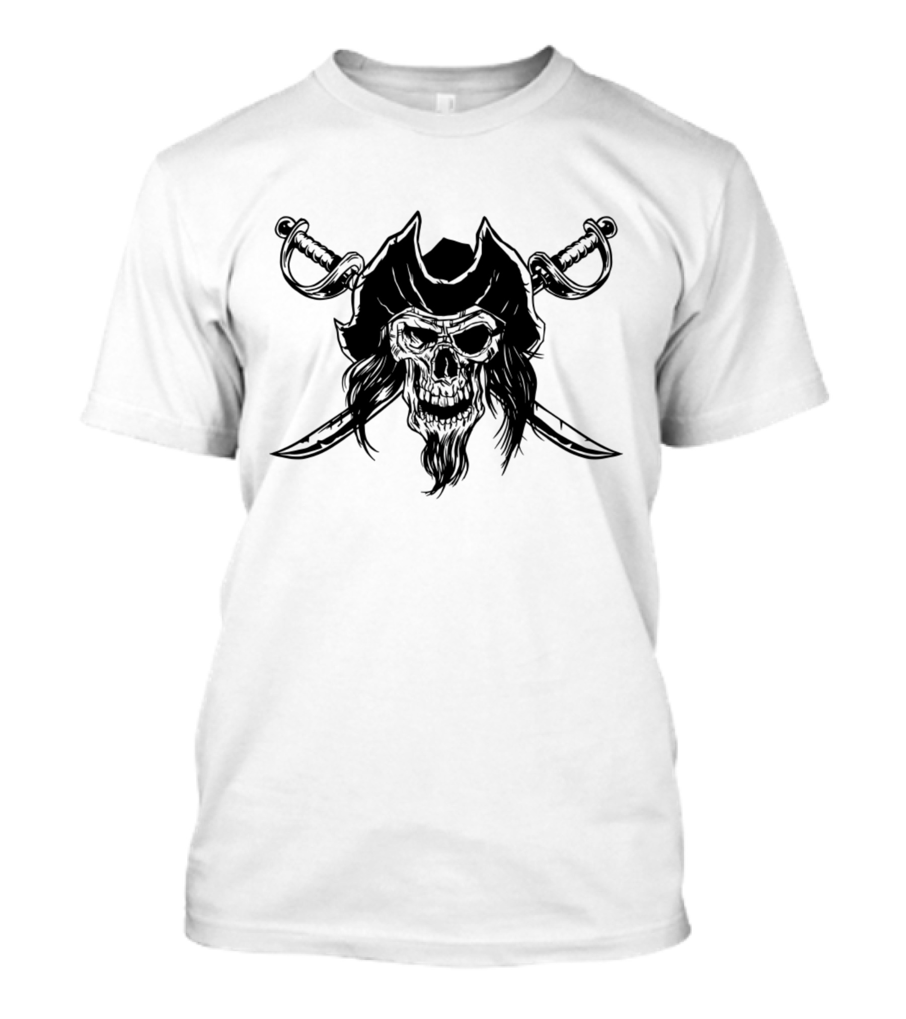 Pirate Skull With Crossed Swords T-Shirt
