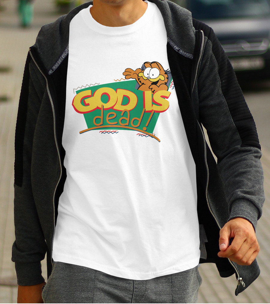God Is Dead Garfield T-Shirt