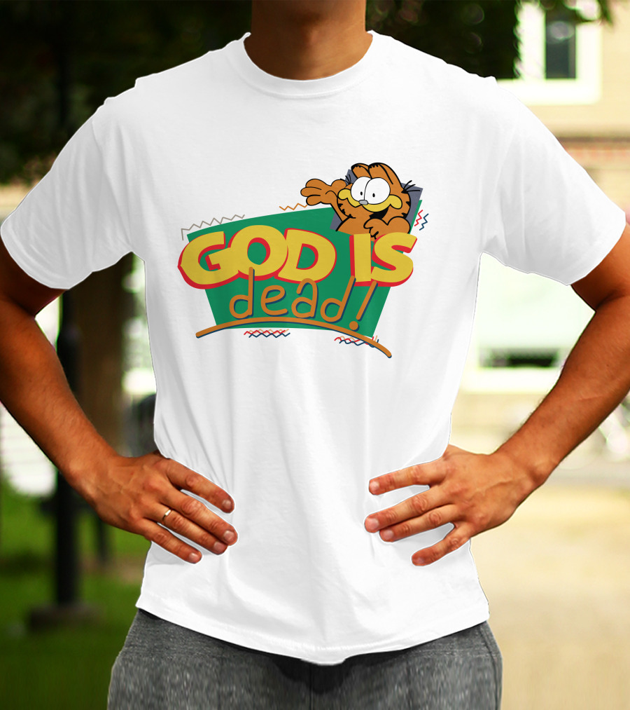 God Is Dead Garfield T-Shirt