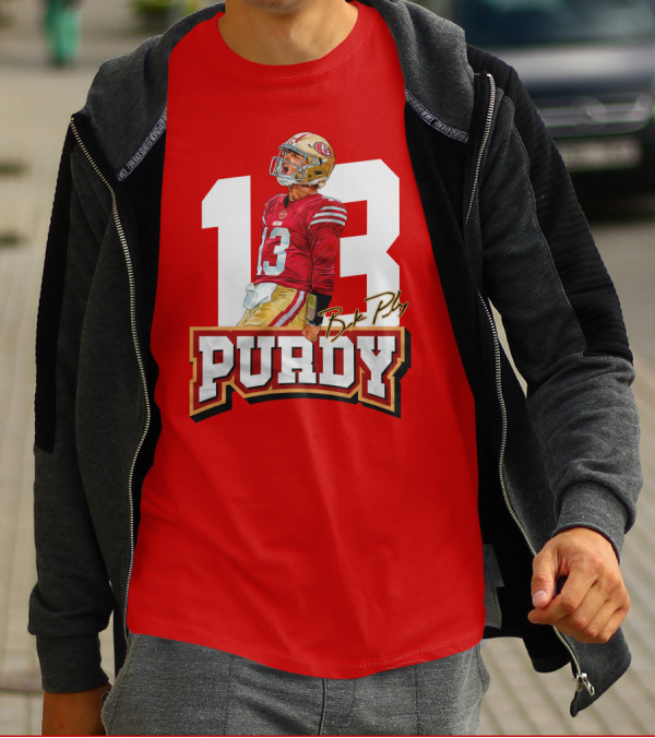 13 Brock Purdy Football Jersey San Francisco Player T-Shirt