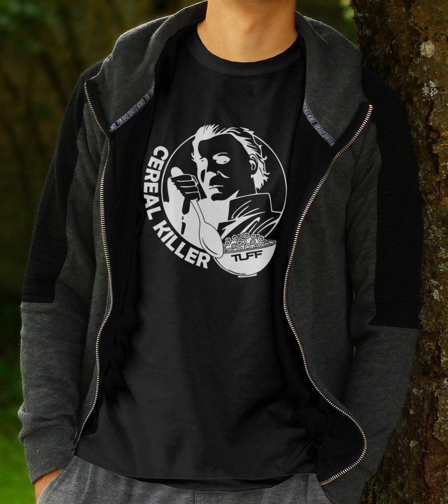 Cereal Killer Breakfast Humor Vintage T-Shirt
