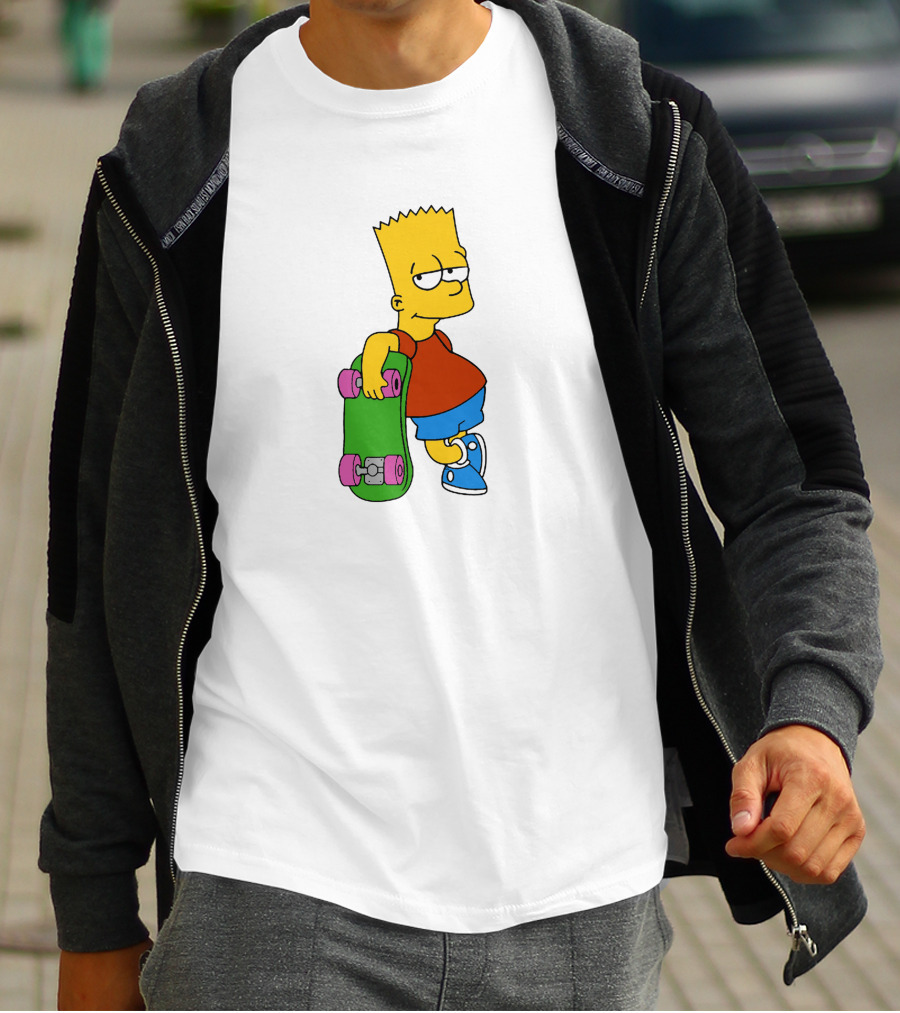 Bart Simpson Skateboard T-Shirt