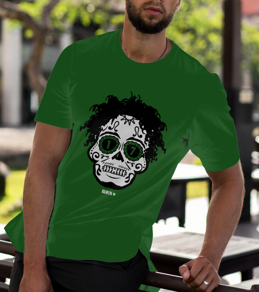 Garrett Wilson Sugar Skull 17 T-Shirt