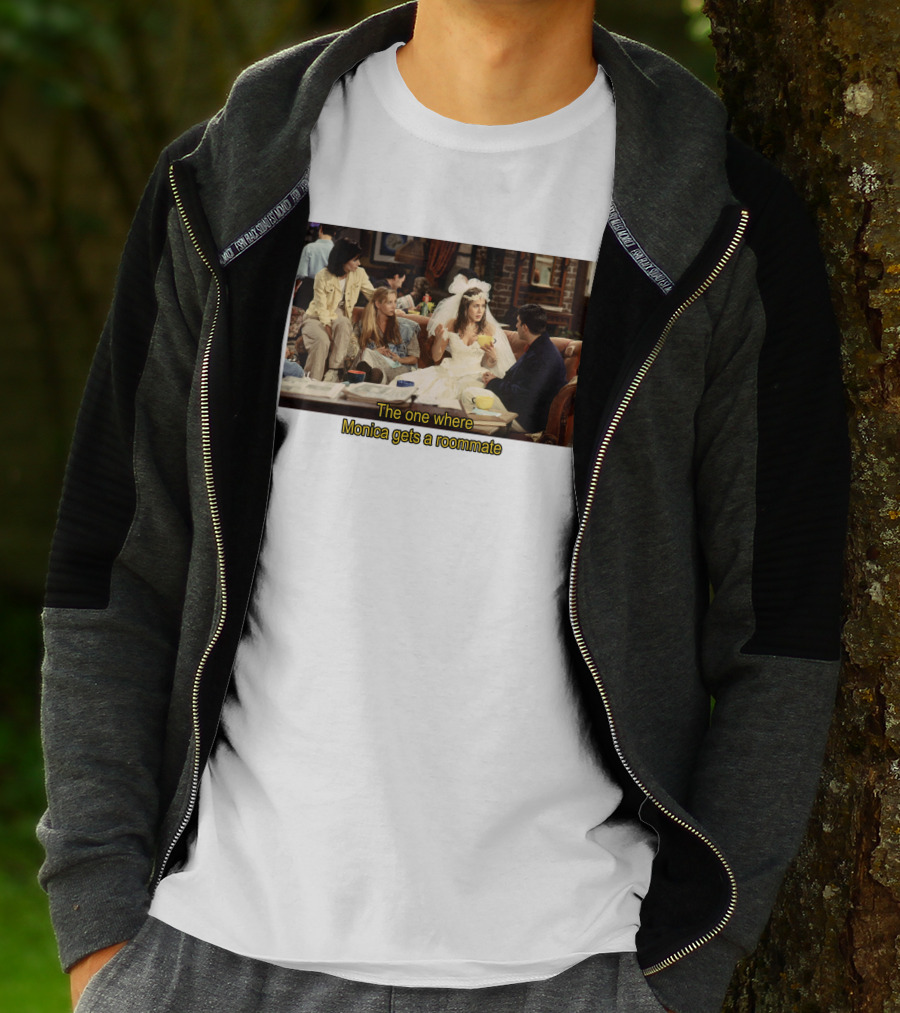Friends The One Where Monica Gets A Roommate Wedding Dress Scene T-Shirt