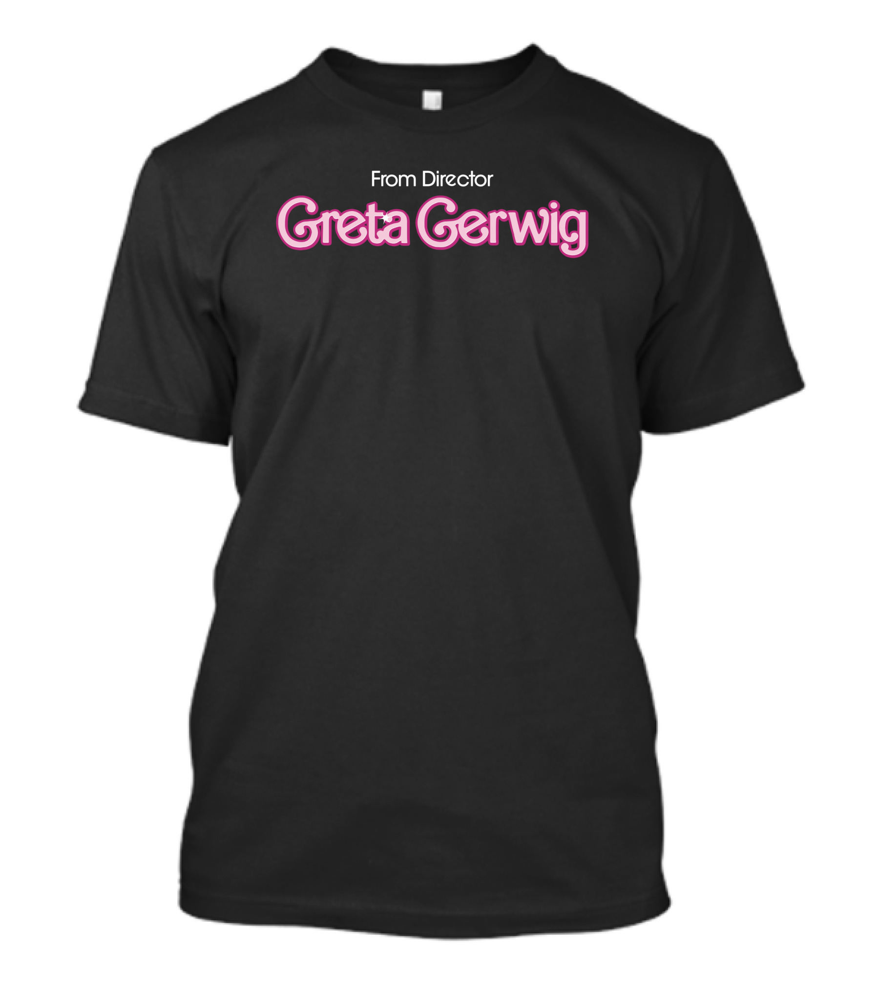 From Director Greta Gerwig In Iconic Barbie T-Shirt