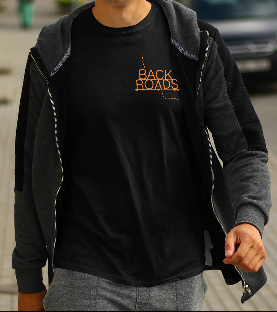 Heather Ewart Back Roads Dotted Path T-Shirt