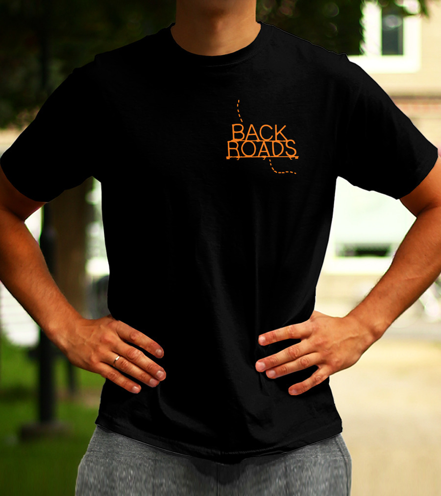 Heather Ewart Back Roads Dotted Path T-Shirt