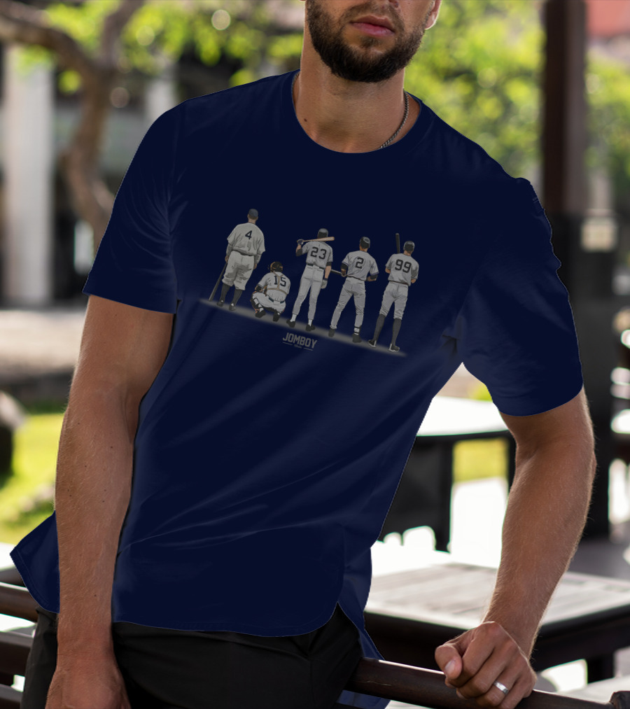Jomboy Media The Captains Baseball Legends 4 15 23 2 99 T-Shirt
